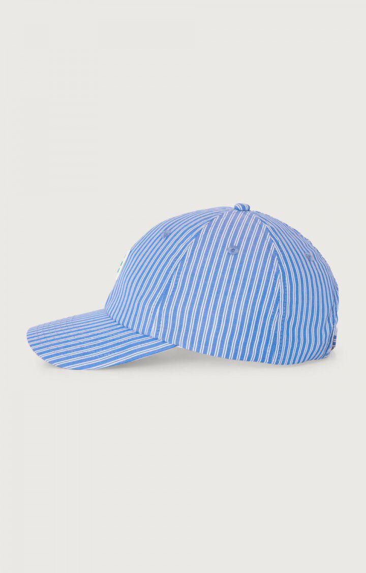 American Vintage gestreifte Kappe Zatybay Unisex blau